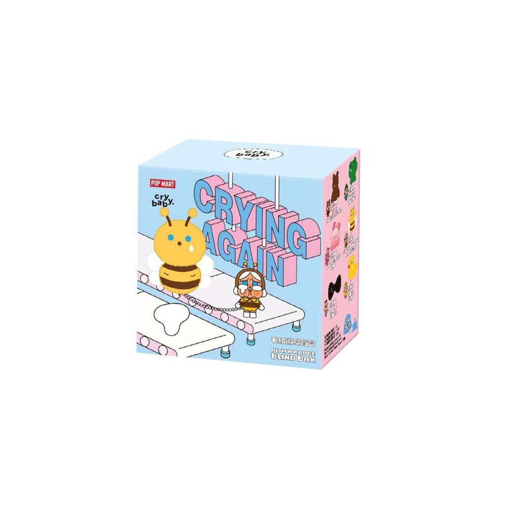 12403190029-POP MART Cry Baby 眼淚工廠系列 毛絨 徽章 盲盒