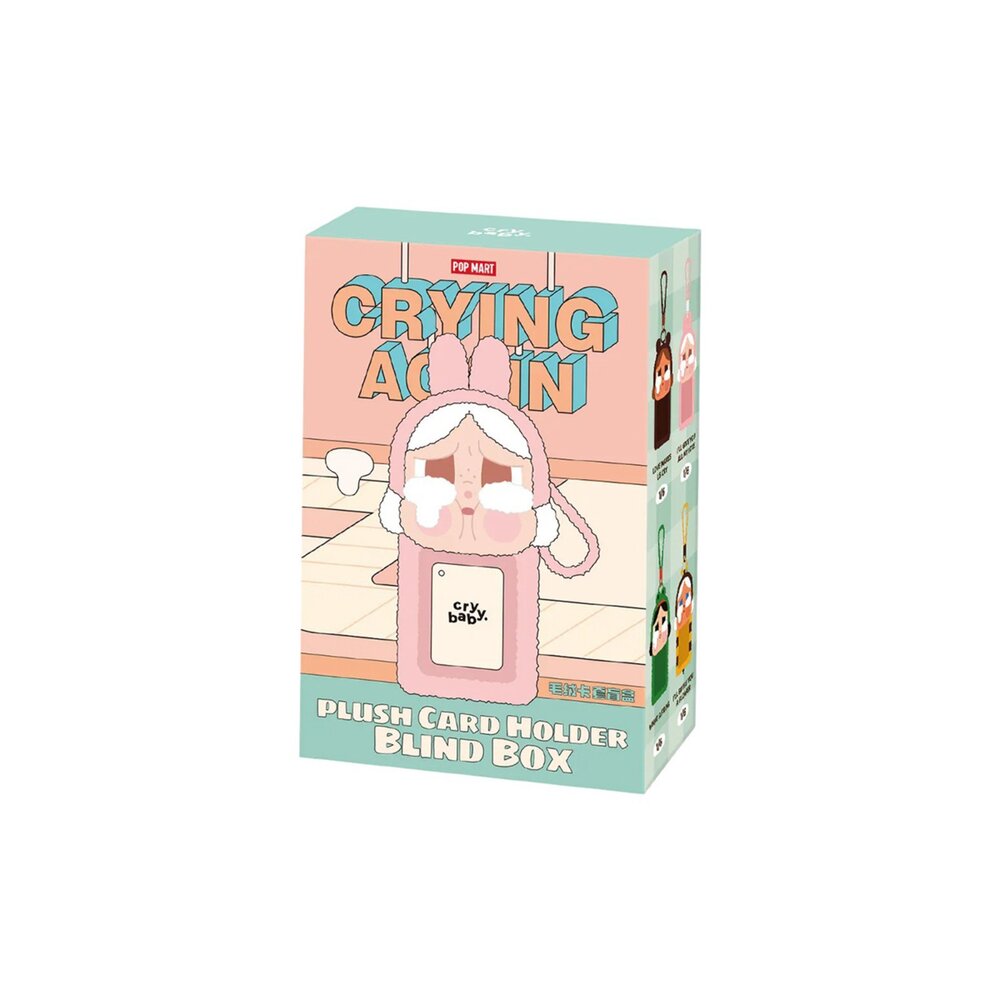 12403190030-Pop Mart Cry Baby 眼淚工廠系列 毛絨卡套盲盒 哭娃