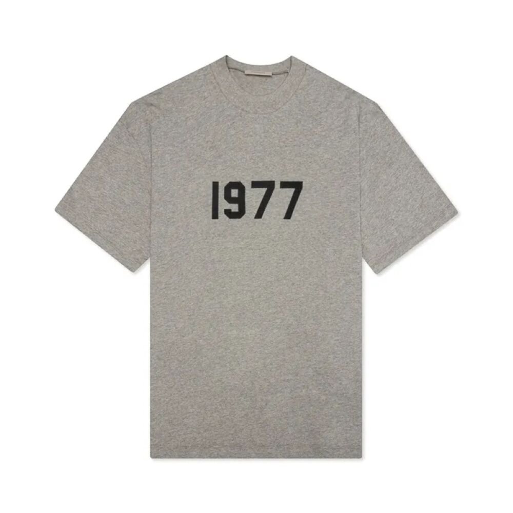 125BT212003F-Essentials 1977 字體 短袖 灰 125BT212003F