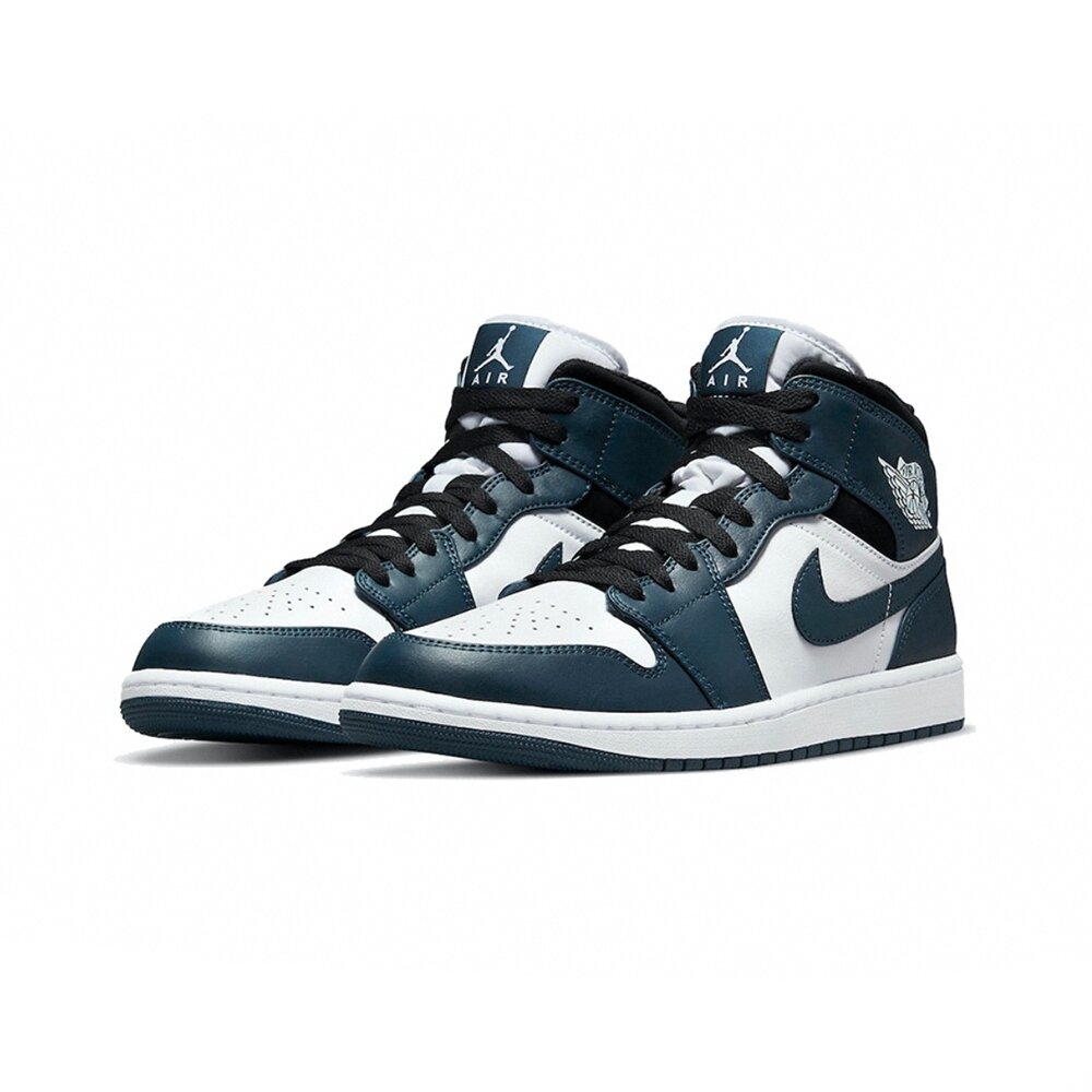 15830263047-Air Jordan 1 Mid Dark Teal 黑曜石 休閒鞋 554724-411
