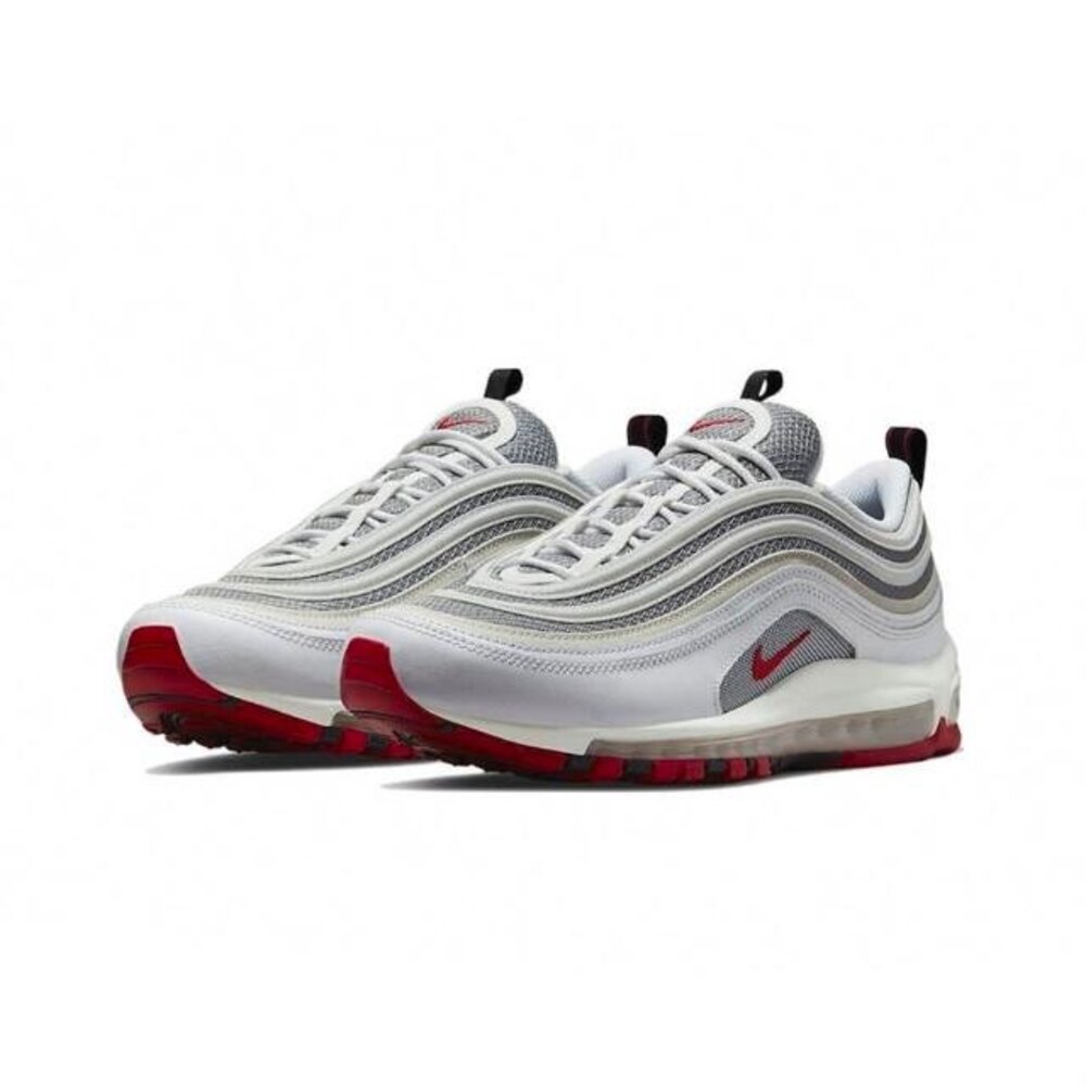 16357443854-Nike Air Max 97 白銀紅 子彈鞋 氣墊 休閒鞋 DM0027-100