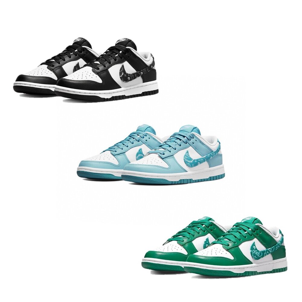 17503920333-Nike Dunk Low 變形蟲 黑/藍/綠 休閒鞋 DH4401-100/101/102