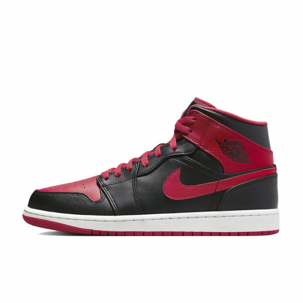 Air Jordan 1 Mid 黑紅 休閒鞋 運動鞋 男鞋 DQ8426-060-圖片-1