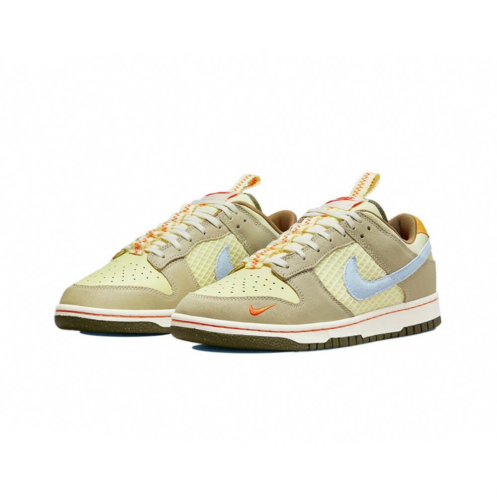 17997420262-Nike Dunk Low Retro Cartoon 棕黃藍 卡通 DX6038-741