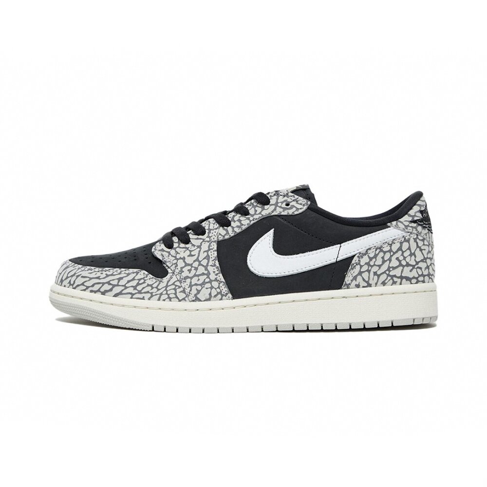 Air Jordan 1 Retro Low OG Black黑灰爆裂紋CZ0790-001-圖片-1
