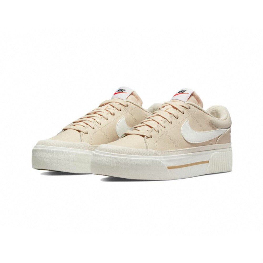 18153335772-Nike Court Legacy Lift 蜂蜜奶茶 厚底 女休閒鞋 DM7590-200