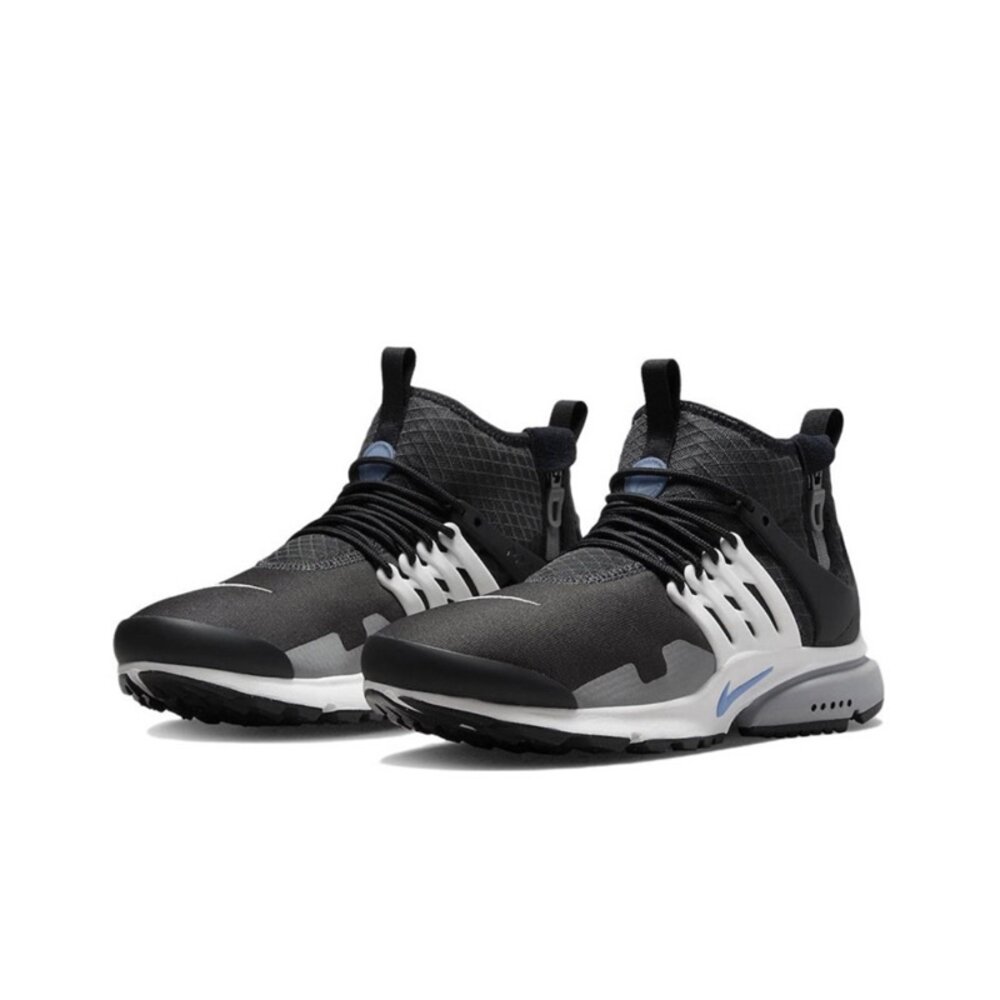 18257433643-Nike Air Presto Mid Utility 黑白藍勾 襪套 DC8751-002
