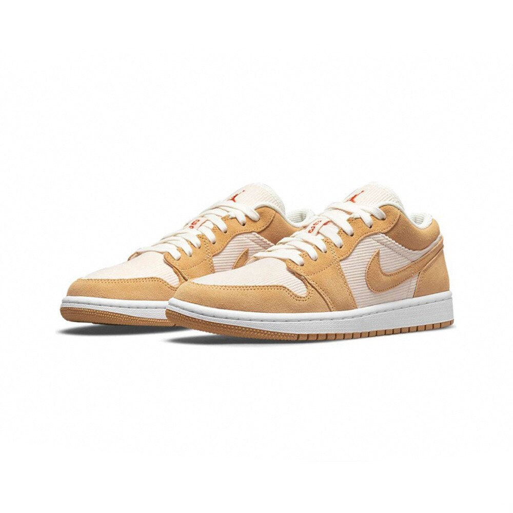 18380999230-Air Jordan 1 Low SE Twine 燈芯絨 米黃 DH7820-700
