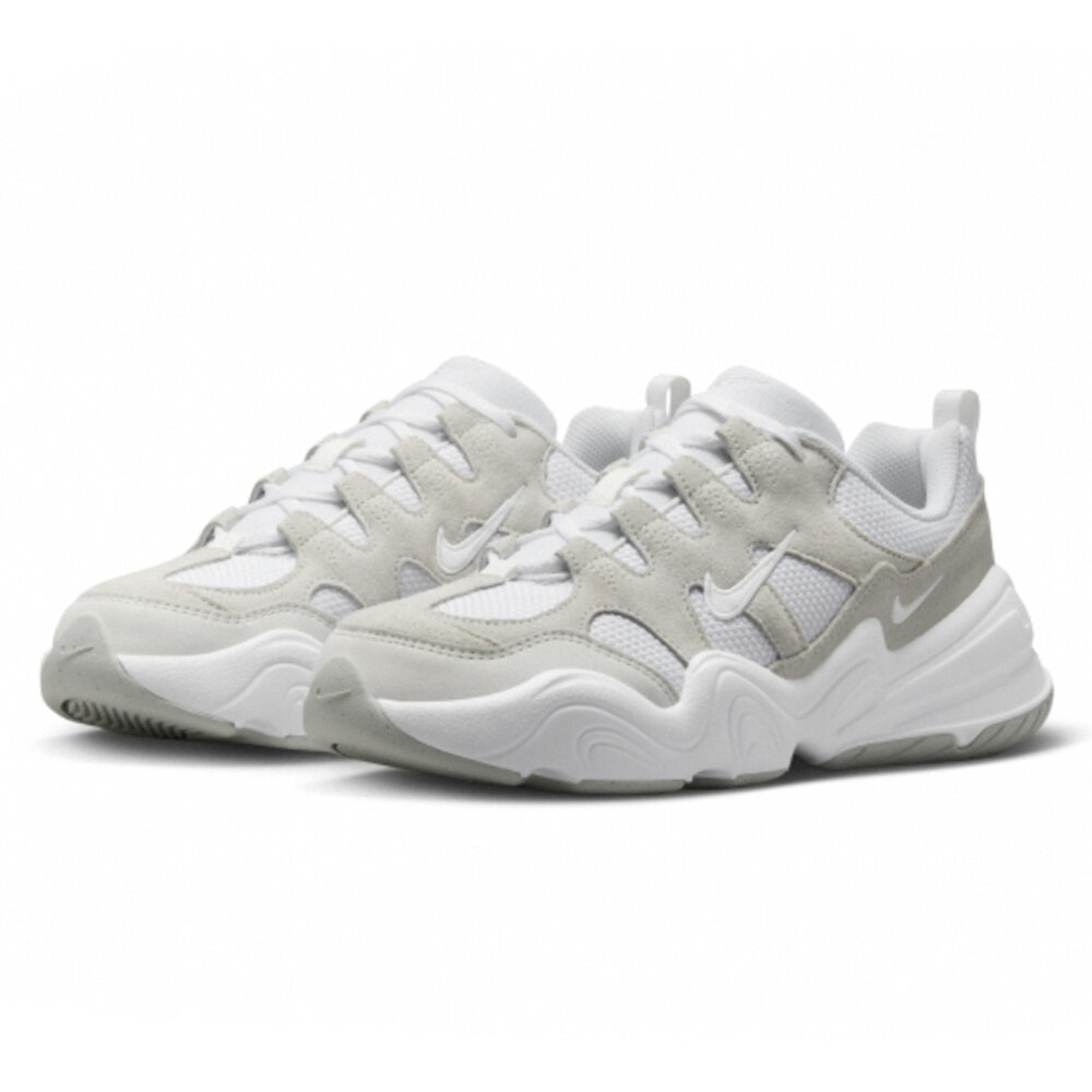 18578230079-Nike Tech Hera 白灰 復古麂皮 女鞋 運動鞋 DR9761-100