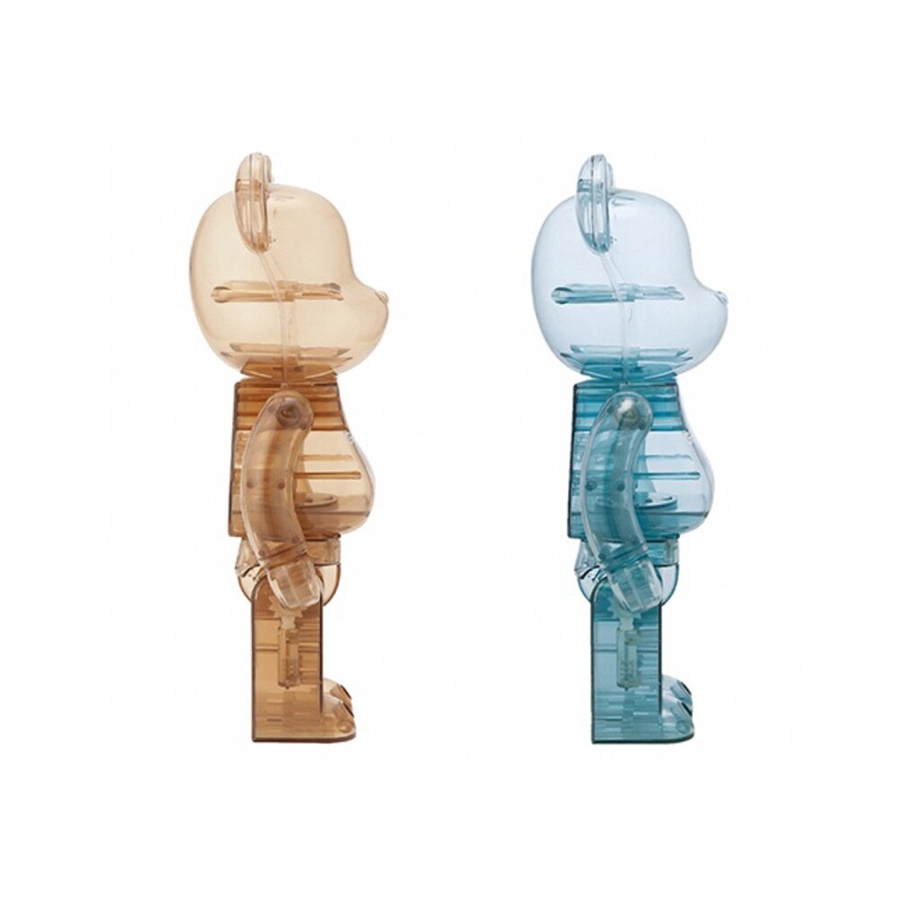 GELATO PIQUE x bearbrick BEIGE 棕色/水藍 睡衣熊1000%-圖片-4