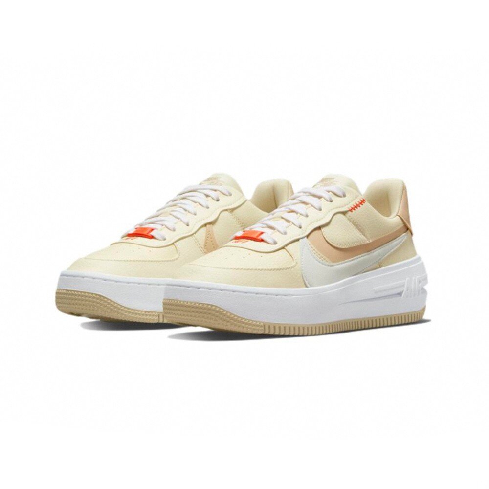 19227928117-Nike Air Force 1 PLT.AF.ORM 奶茶色 厚底 DZ2755-121