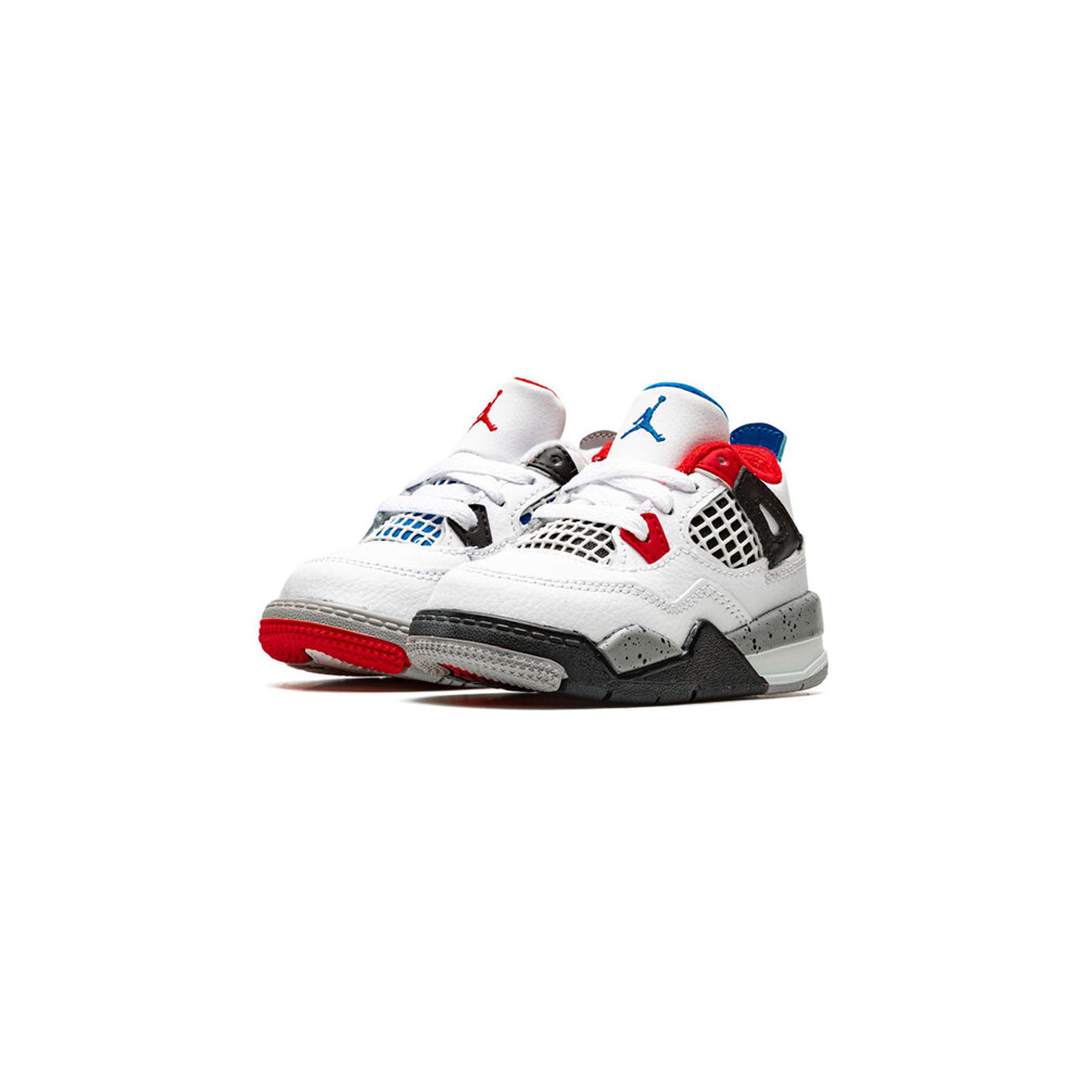 19493263968-Air Jordan 4 白藍紅 鴛鴦 小童鞋 BQ7670-146