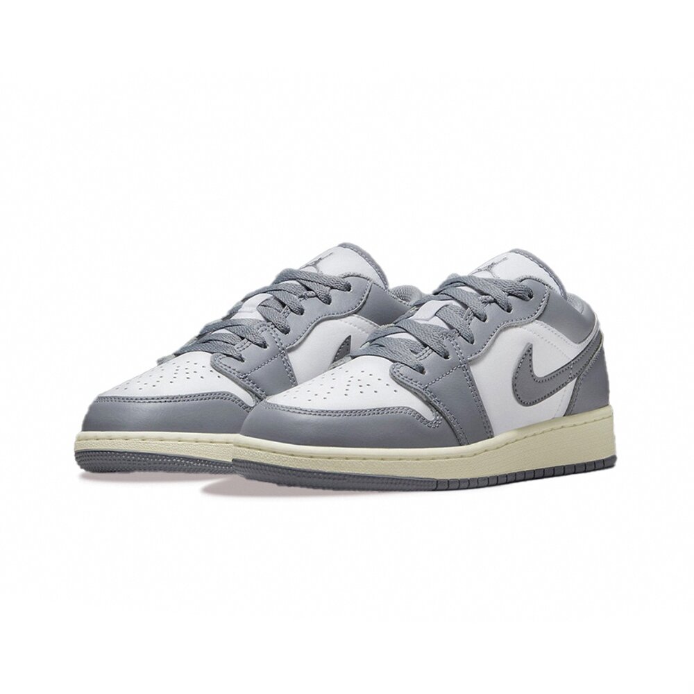 19719413720-Air Jordan 1 Low 灰白 奶油底 553558-053/553560-053