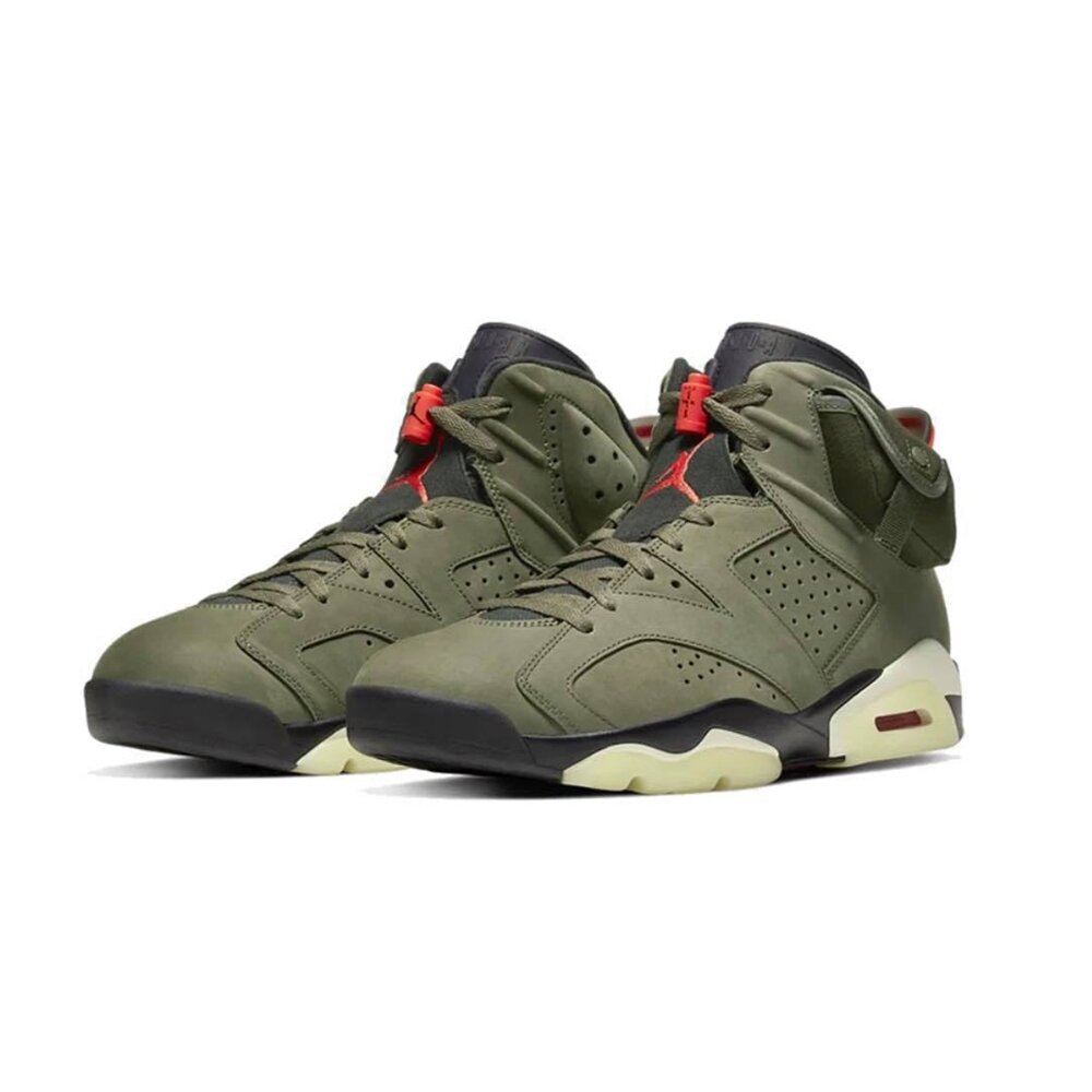 20093494481-Air Jordan 6 x Travis Scott 軍綠 CN1084-200
