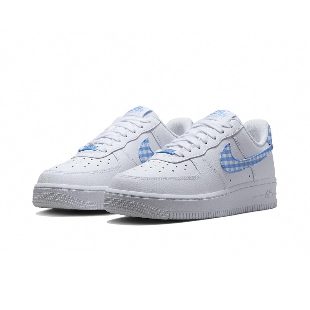 20293092095-Nike Air Force 1 Low Blue Gingham藍格紋DZ2784-100