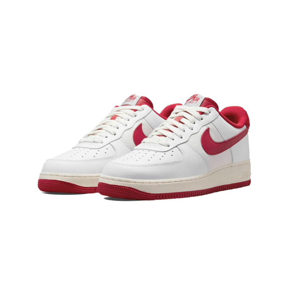 20375643065-Nike Air Force 1 07 Lv8 白紅 復古奶油底 DO5220-161