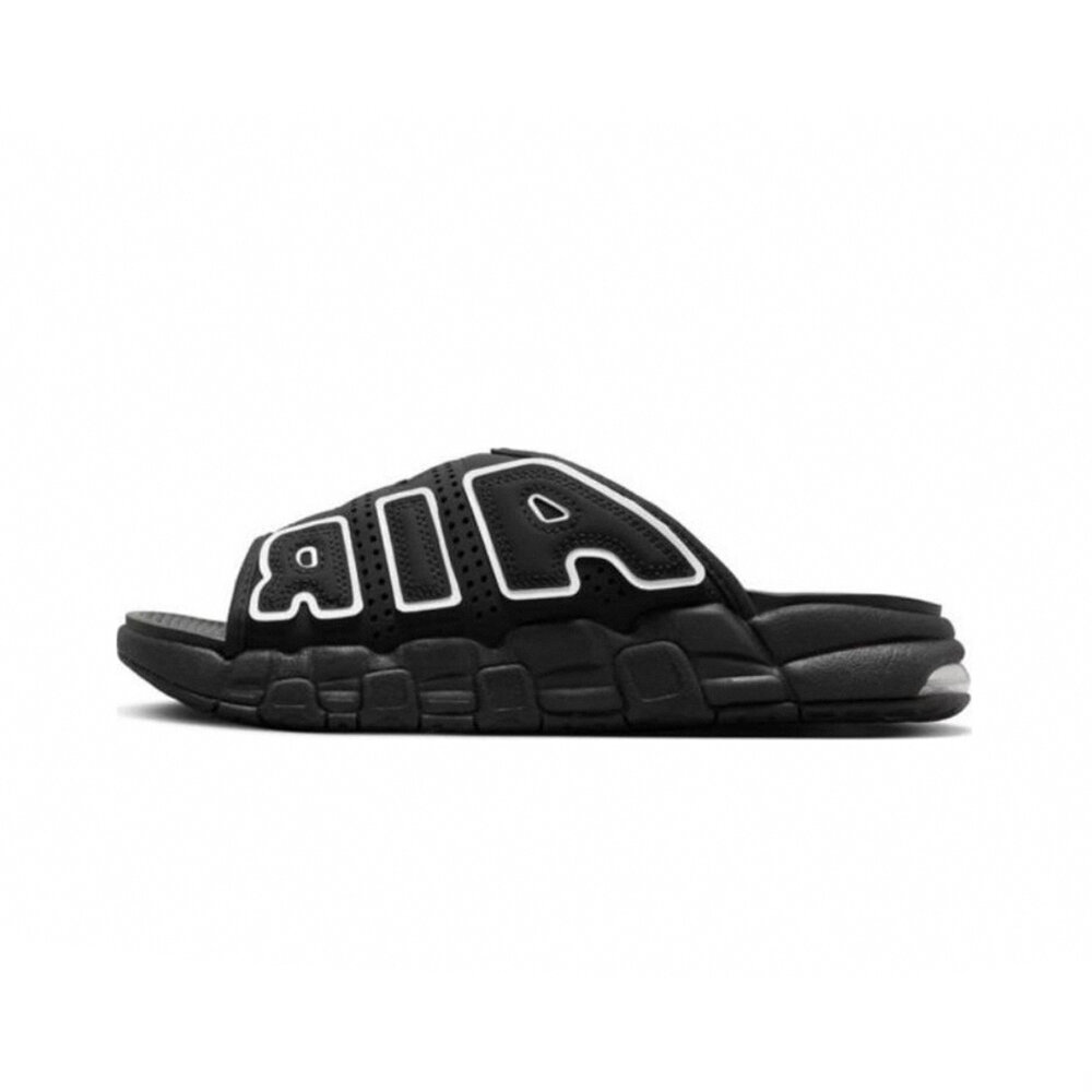 20578826110-Nike Air More Uptempo Slide 黑白大AIR拖鞋FD5983-001