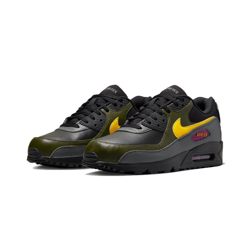20657431982-Nike Air Max 90 Gore-Tex 黑黃 防水 氣墊 DJ9779-001