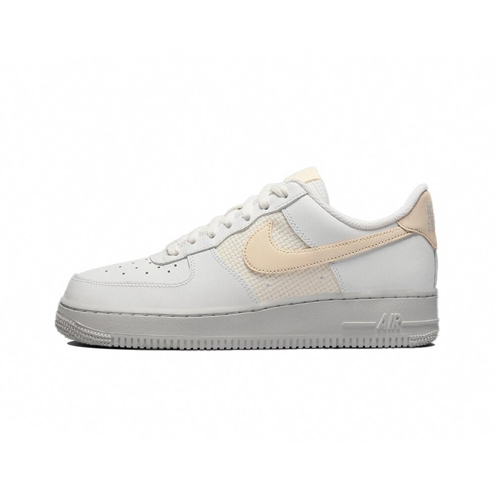 Nike Air Force 1 07 ESS 燕麥奶茶 編織 DJ9945-100-圖片-1