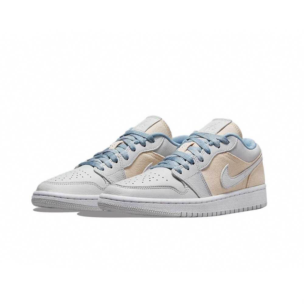 20708961021-Air Jordan 1 Low Grey Cream 奶油 灰藍 DQ4151-500