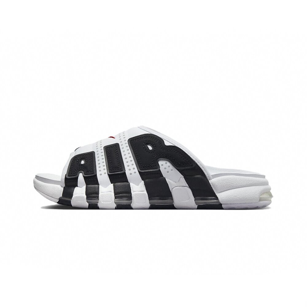 21580201628-Nike Air More Uptempo Slide 白黑大AIR拖鞋FJ0755-100