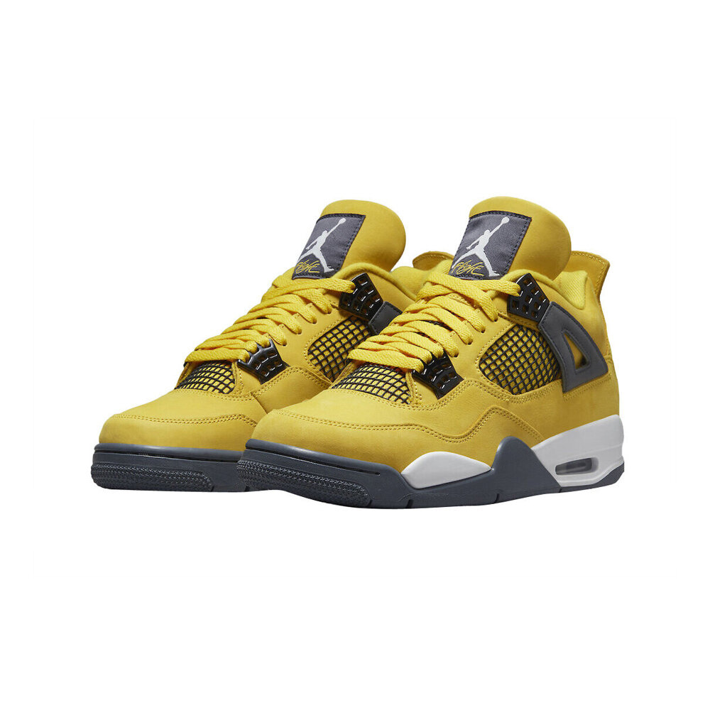 22255497739-Air Jordan 4 GS 賽車黃 大童鞋 408452-700