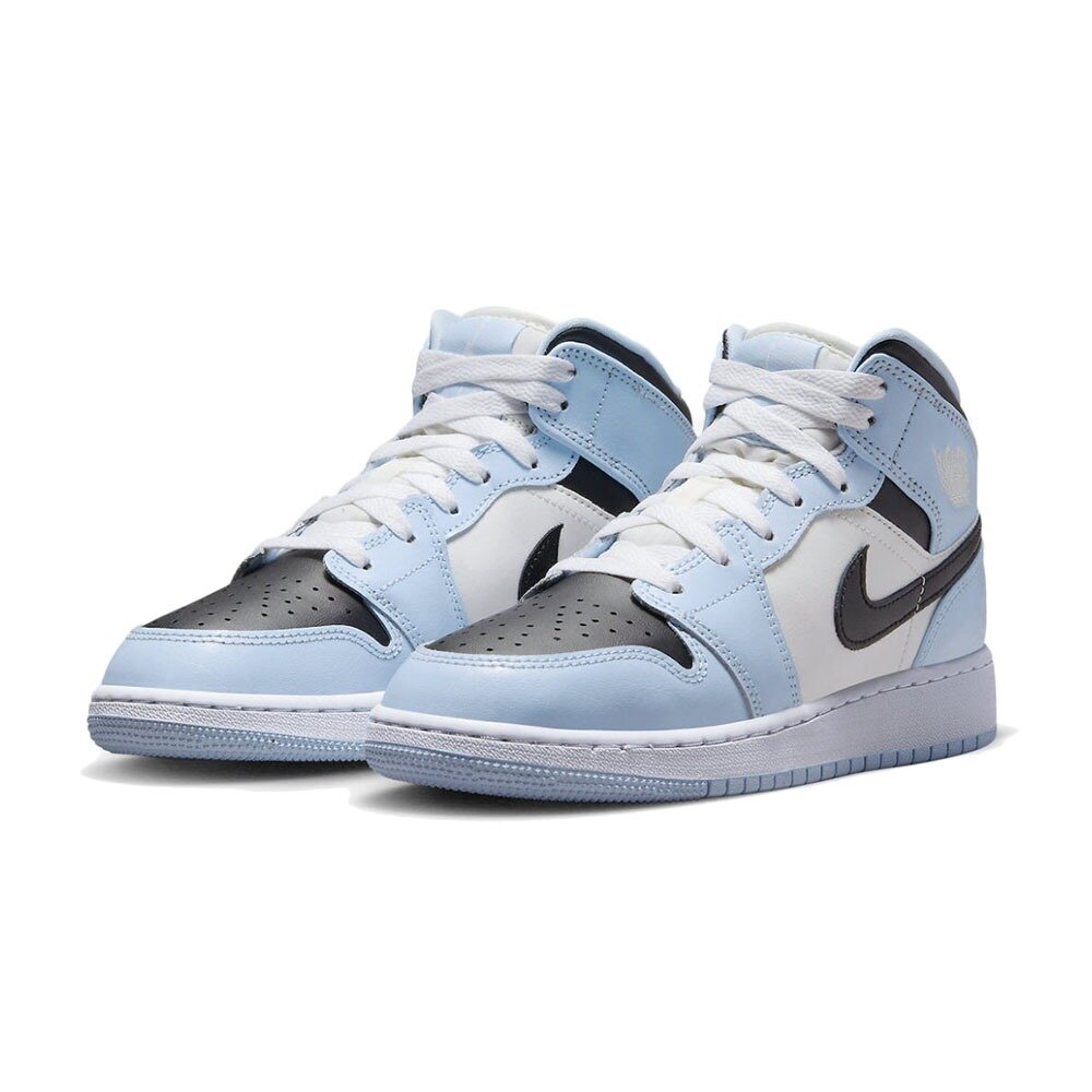 22400497471-Air Jordan 1 Mid Ice Blue 冰塊藍 休閒鞋 555112-401