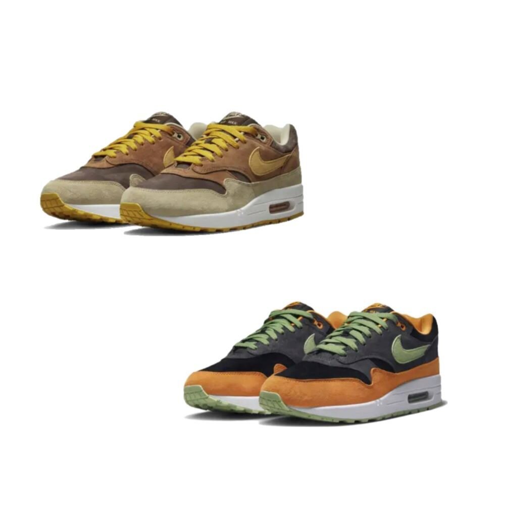 22617019053-Nike Air Max 1 醜小鴨 棕黃 DZ0482-200/柑橘DZ0482-001