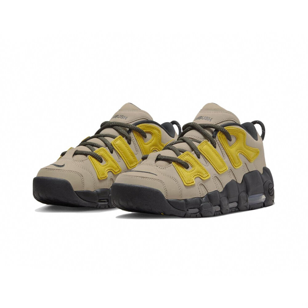 22879194150-AMBUSHxNike Air More Uptempo Low石灰棕 FB1299-200