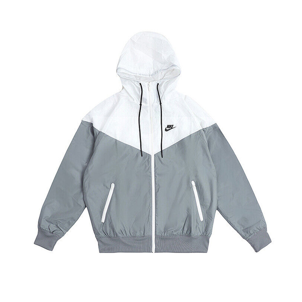 22879195065-Nike Sportswear Windrunner 防風連帽外套 灰白DA0002-084