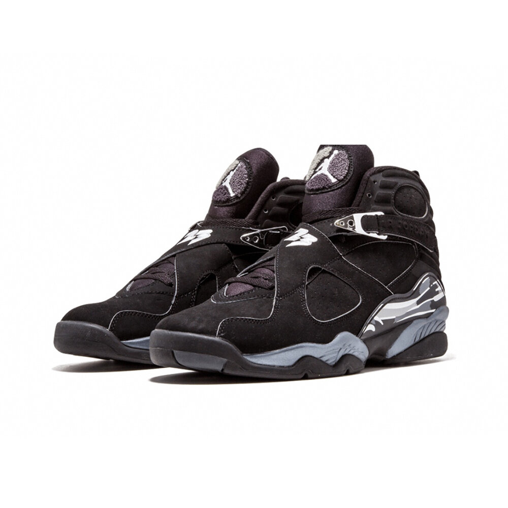 23080989759-Air Jordan 8 黑銀 大童款 305368-003
