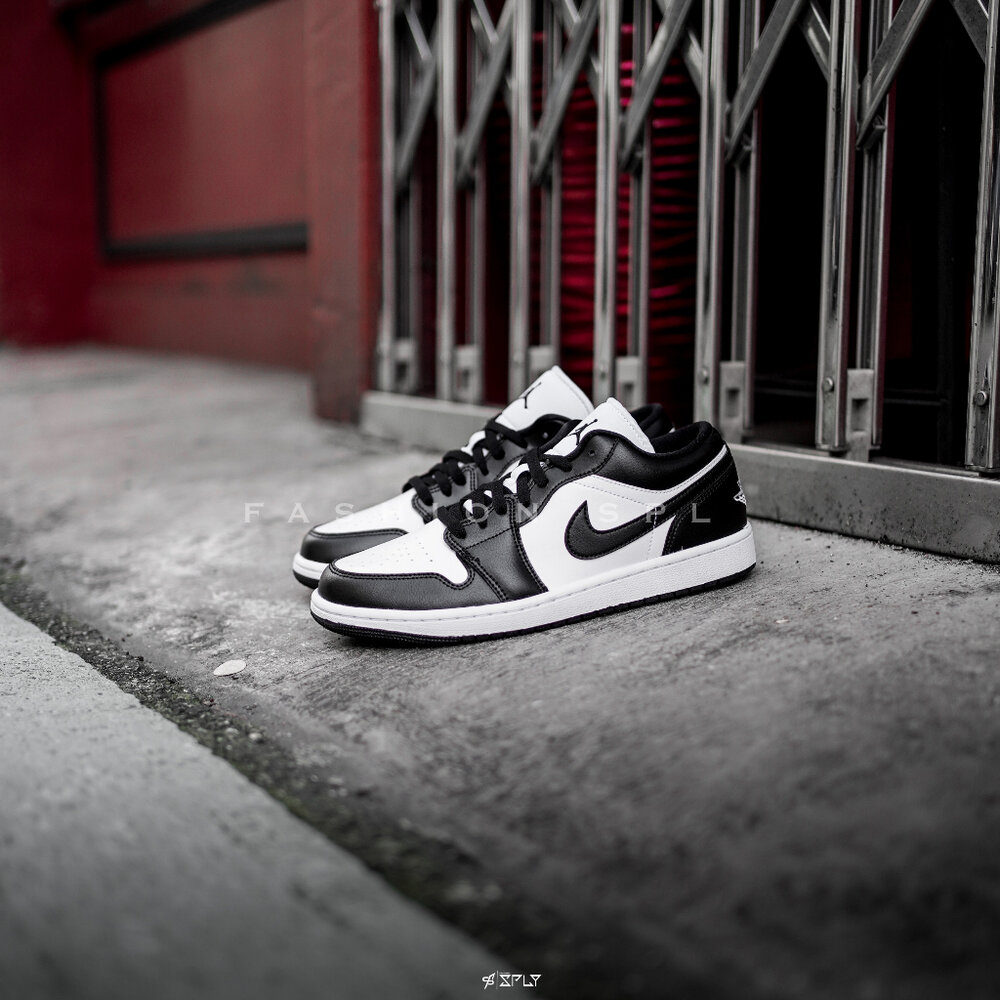W Nike Air Jordan 1 Low Panda 黑白熊貓 DC0774-101-圖片-3