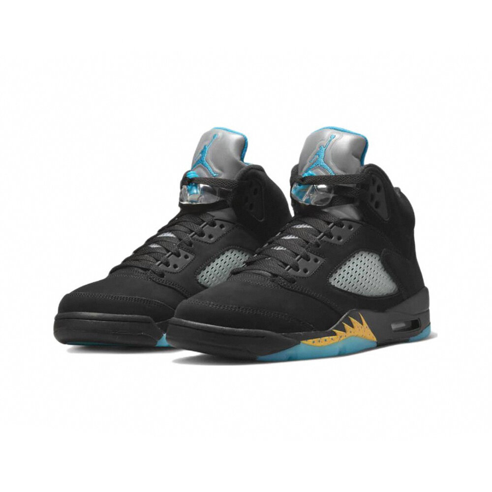 23226220773-Air Jordan 5 Retro Aqua 湖水綠 黑藍黃 DD0587-047