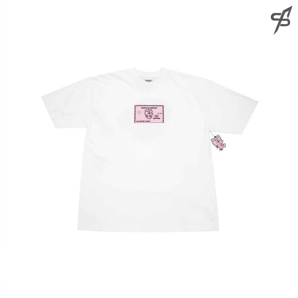 23252788226-Verdy x Blackpink 美國運通白短袖 快閃限量 設計款 G23080248