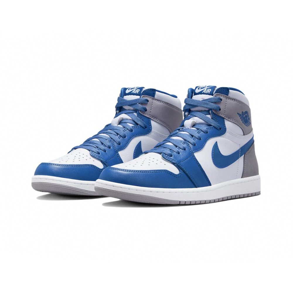 23333918724-Air Jordan 1 True Blue 白藍灰 高筒 休閒鞋 DZ5485-410