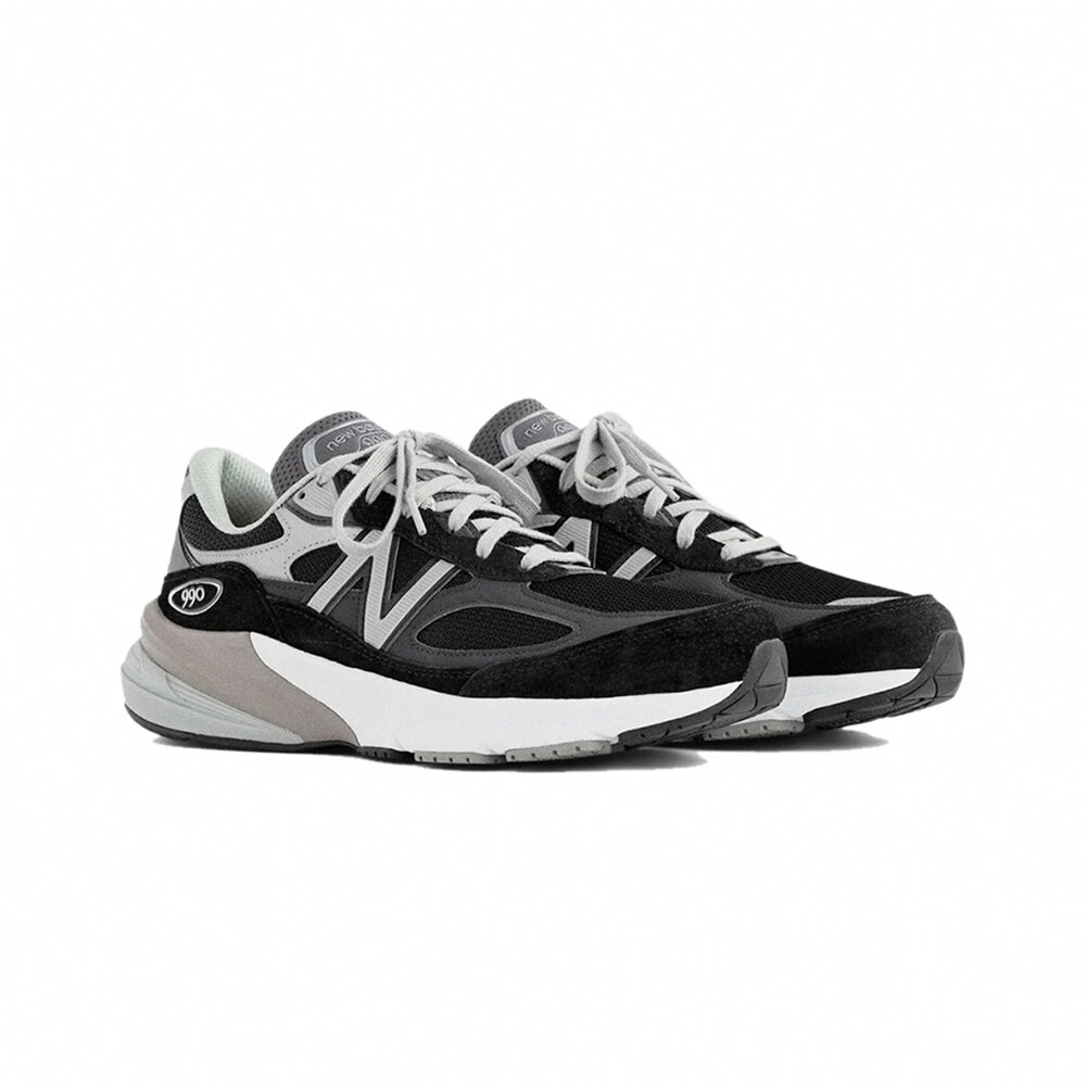 23544326169-New Balance 990v6 MiUSA 黑白麂皮 美製 男鞋 休閒鞋 M990BK6