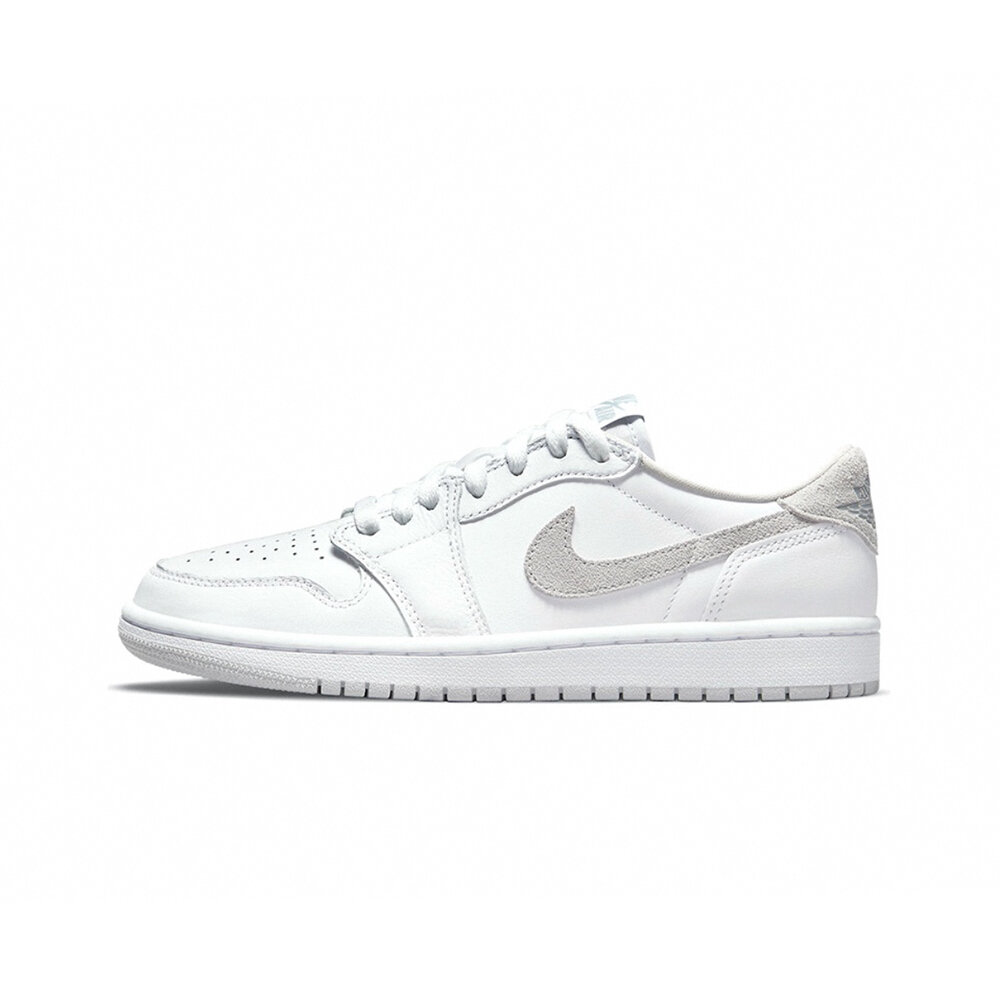 W Nike Air Jordan 1 Low OG 灰白 女鞋 休閒鞋 CZ0775-100-圖片-1