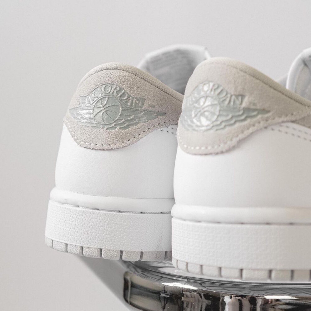 W Air Jordan 1 Low OG 灰白 女鞋 休閒鞋 CZ0775-100-圖片-8