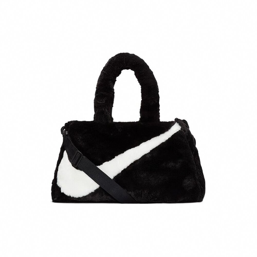 23656847741-Nike Sportwear Fuax Fur 黑白 毛絨 托特包 DQ5804-010