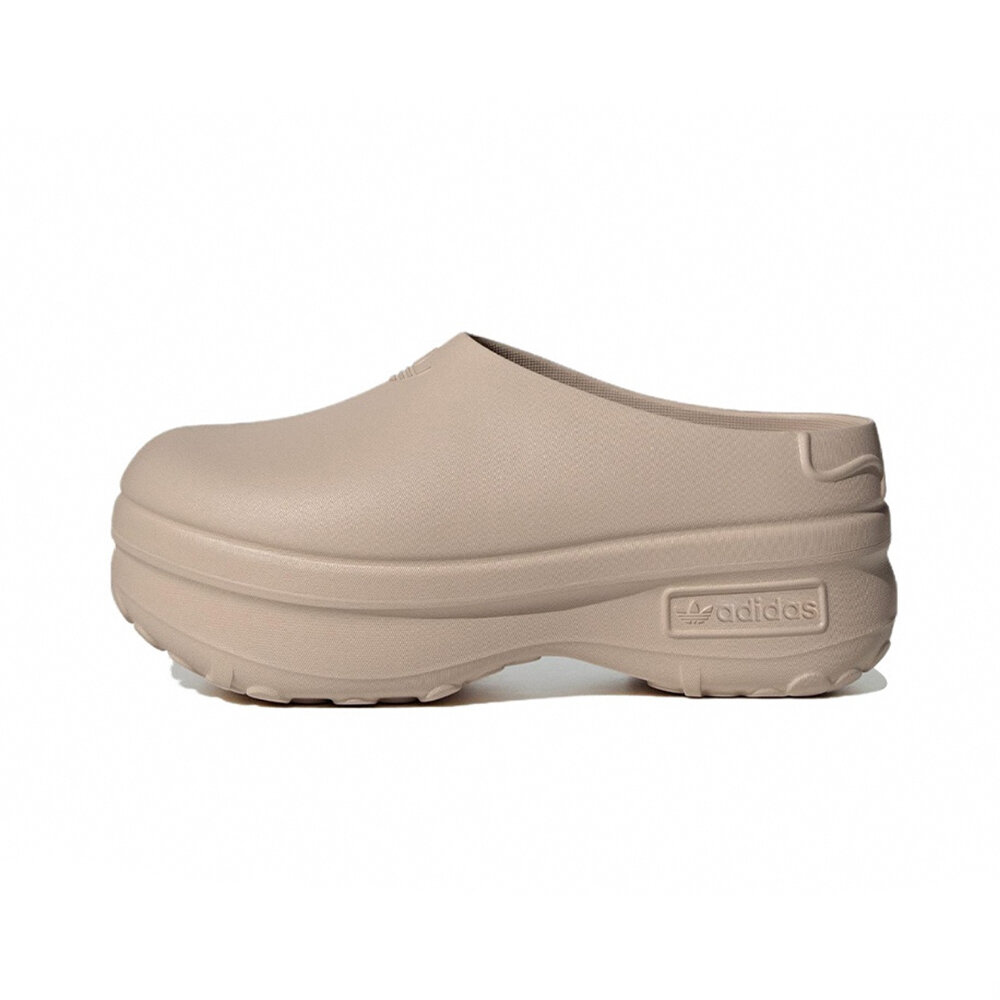 23671618888-Adidas Adifoam Stan Smith Mule 穆勒鞋 奶茶色 IE7052