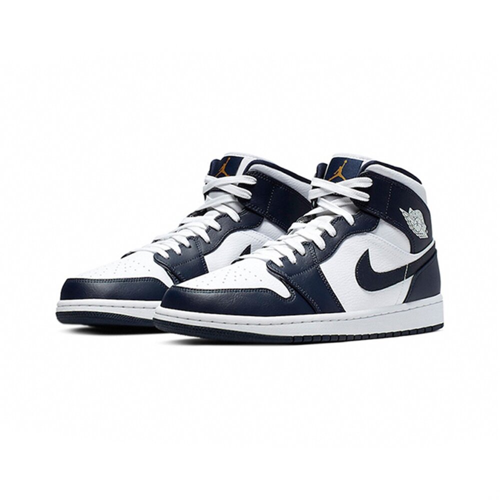 23738691945-Air Jordan 1 Mid Obsidian 深藍黑曜石 休閒鞋 554724-174