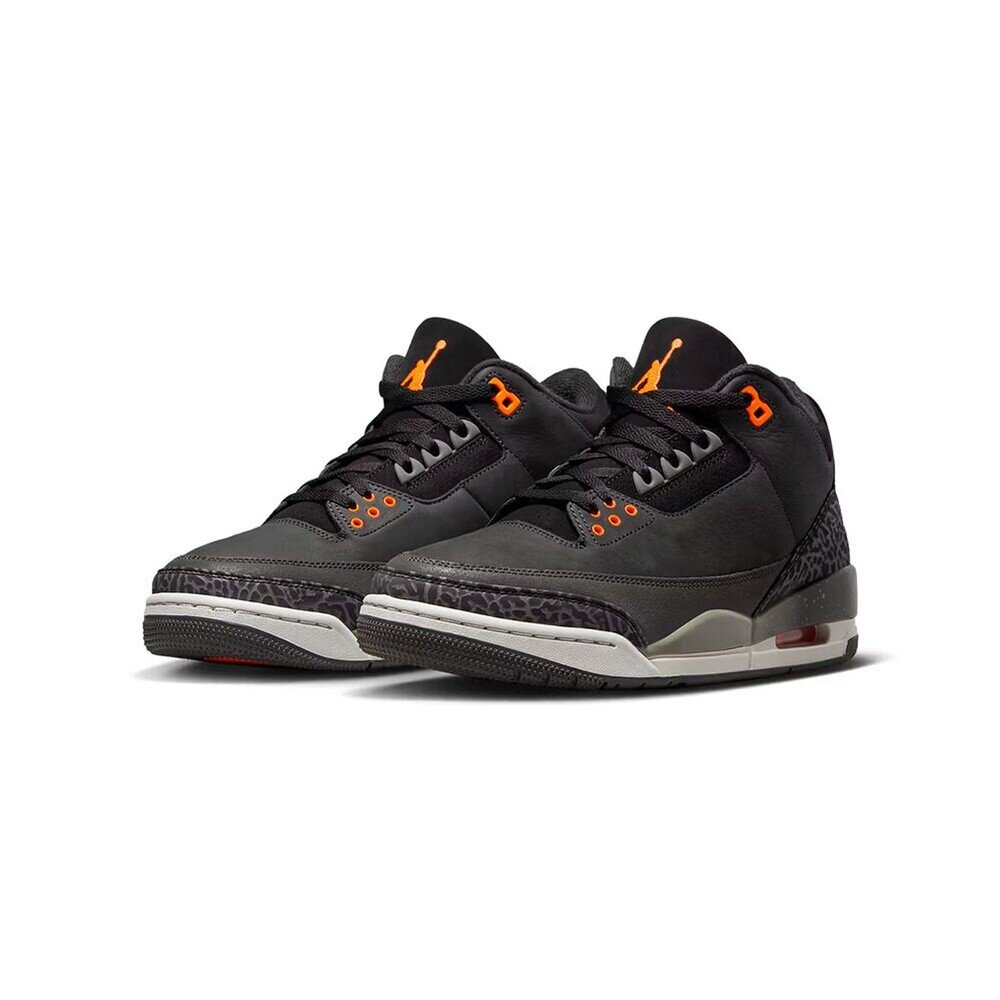 23762335186-Air Jordan 3 RetroFear Pack 爆裂紋深灰橘 CT8532-080