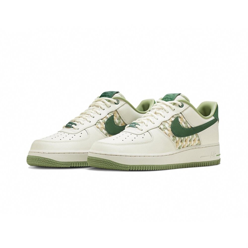 23769115974-Nike Air Force1 Low NAI-KE Green編織白綠FN0369-100