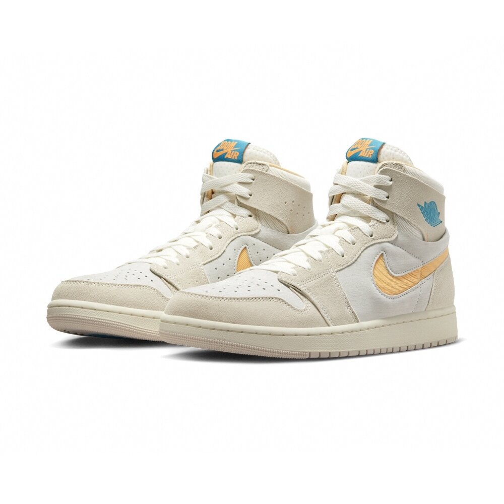 23856679314-Air Jordan 1 Zoom CMFT Light Tan 灰黃藍DV1307-180