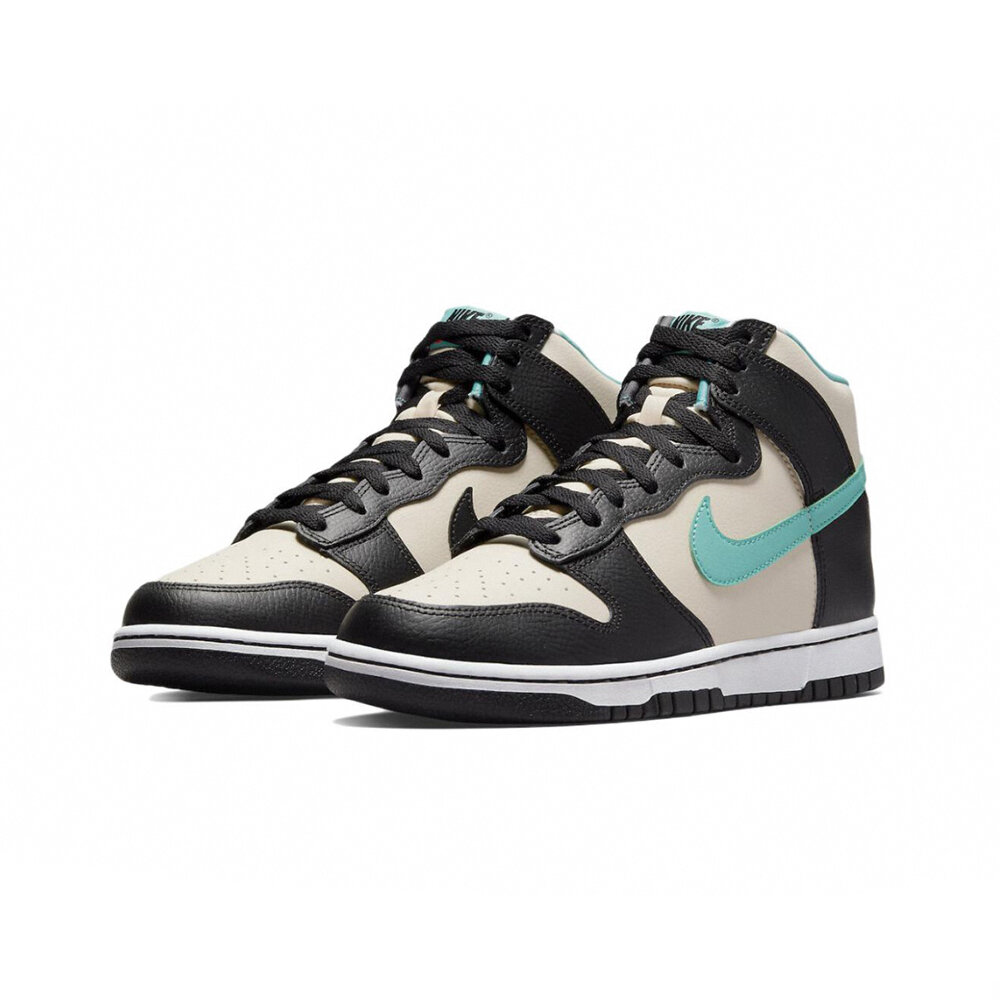 23872142776-Nike Dunk High EMB Beige Black 米黑綠 DO9455-200