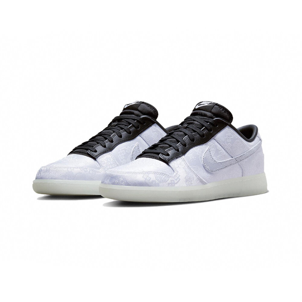 23942050220-CLOTxFragment x Nike Dunk Low白黑絲綢刮刮樂FN0315-110