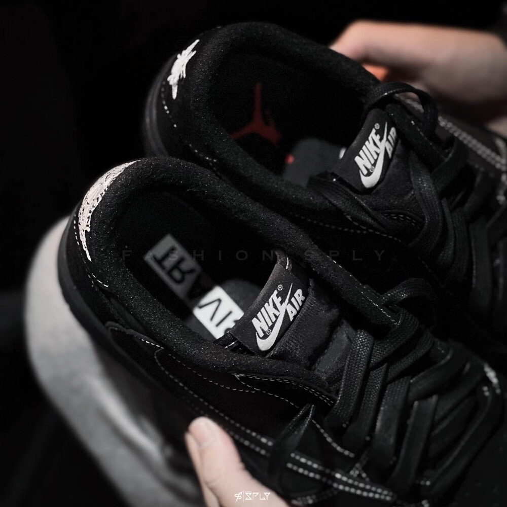 Travis Scott x Air Jordan 1 黑魂倒勾 幻影 DM7866-001-圖片-3
