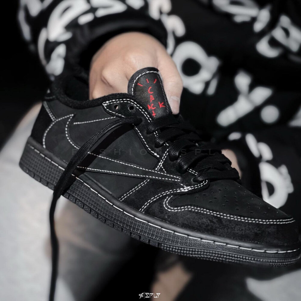 Travis Scott x Air Jordan 1 黑魂倒勾 幻影 DM7866-001-圖片-5