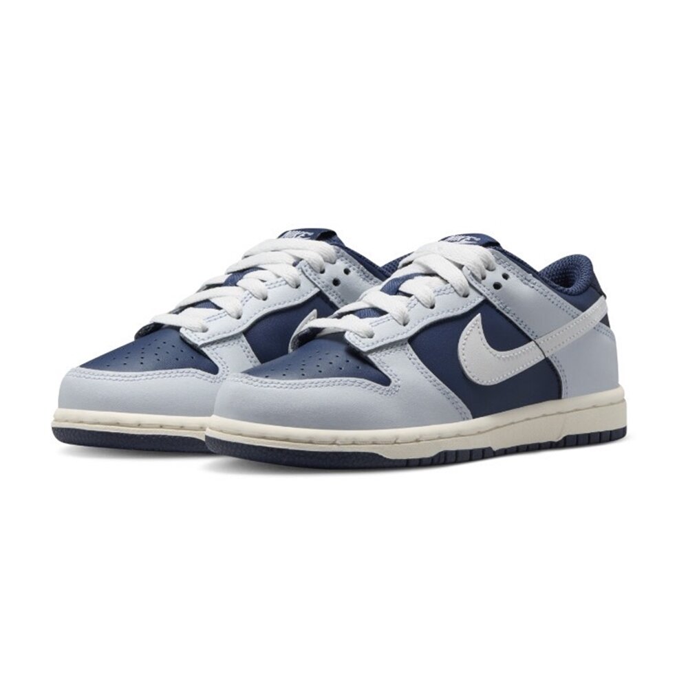 24007200493-Nike Dunk Low GS Midnight Navy反轉藍白 FB9109-002