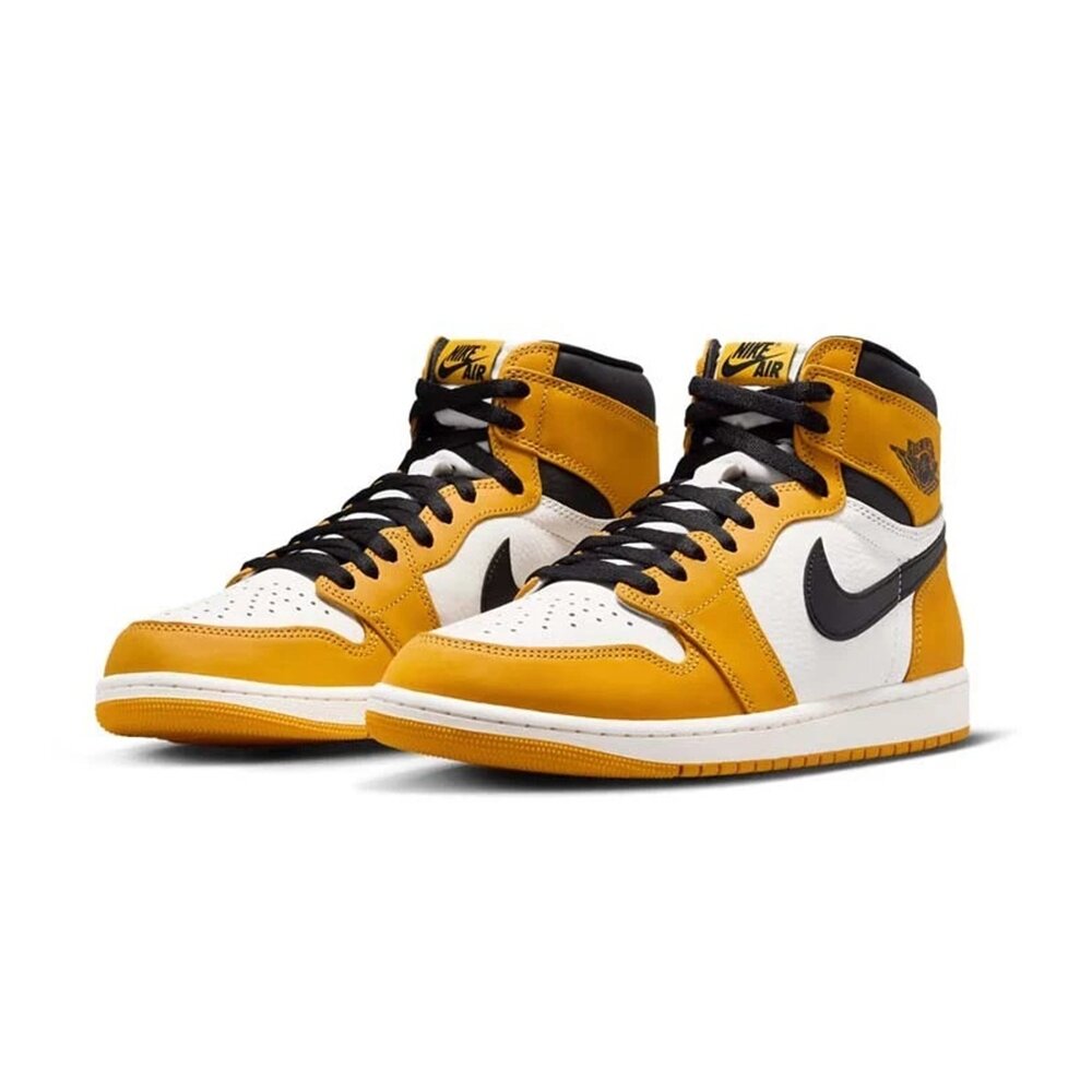 24012922237-AJ1 Retro High OG Yellow Ochre 黃白 DZ5485-701